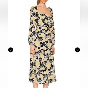 ASTR THE LABEL  Hayden Dress In Yellow NWOT